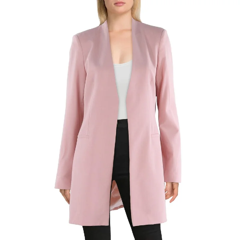 Womens Office Business Open-Front Blazer Blazer for Date Night