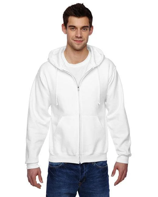 Jerzees Adult 9.5 oz., Super Sweats  NuBlend  Fleece Full-Zip Hooded Sweatshirt 4999 Cozy Sweatshirt Design