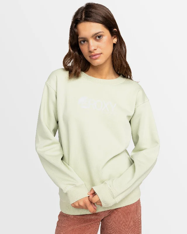 Womens Surf Stoked Pullover Sweatshirt Elegant Knit Pullover