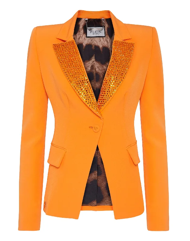 Cady Blazer Crystal Blazer Jacket Style