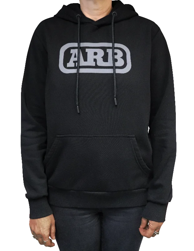 ARB Core Mid-Weight Hoodie - BLACK - Women's Fashion Hoodie Sweatshirt