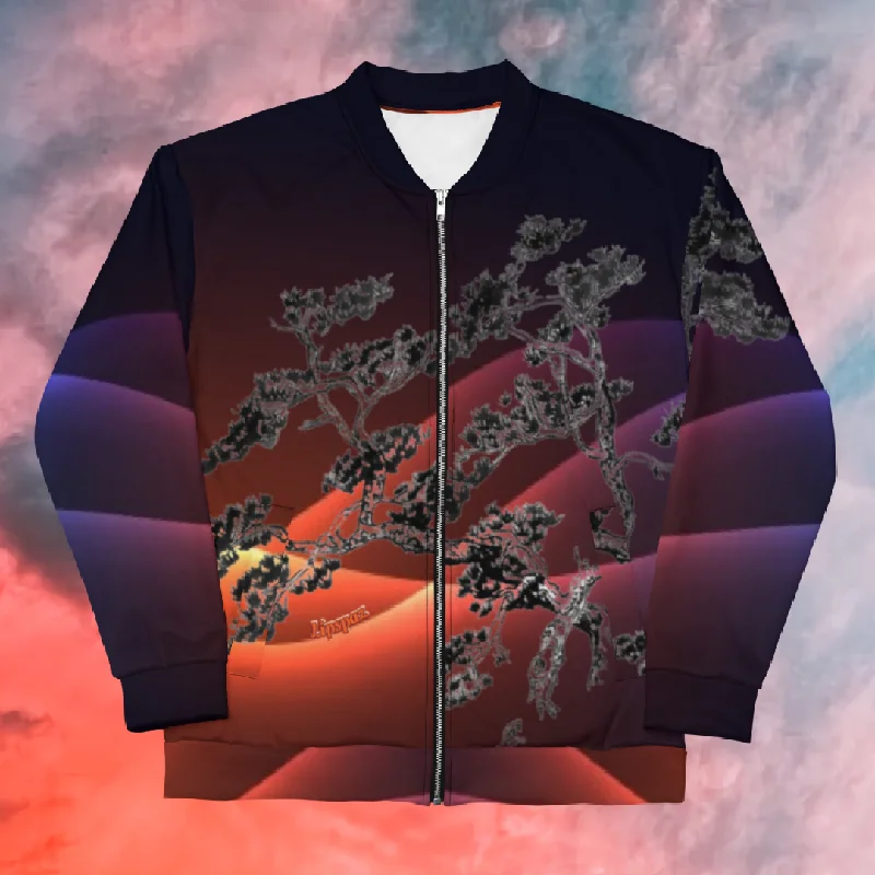 Bomber Jacket - Bonsai Sunrise Women's streetwear jackets