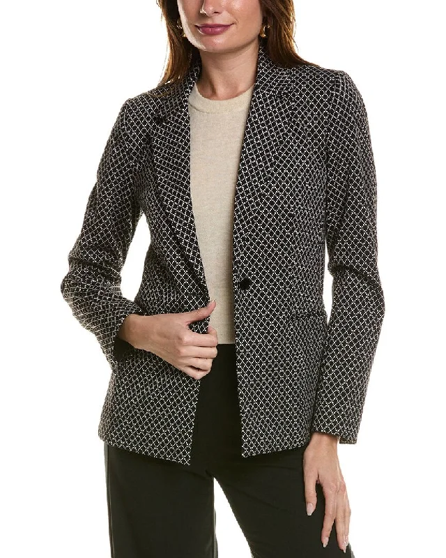 T Tahari Shawl Collar Blazer Classic Office Blazer