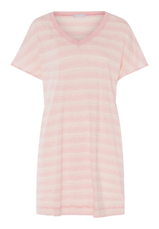 Laura Bigshirt | Coral Stripes 77111-2881 Elegant pajama sets