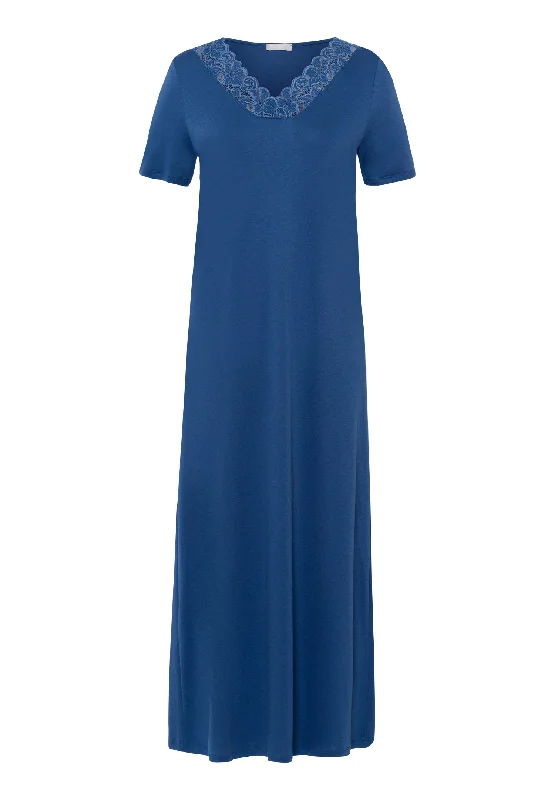 Moments Short Sleeve Long Gown | True Navy 77933-2604 Camisole pajama sets