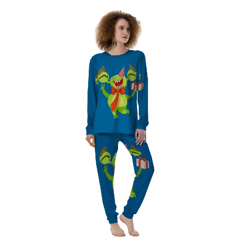 Bow Tie With Cute Alien Print Women's Pajamas Target pajama sets