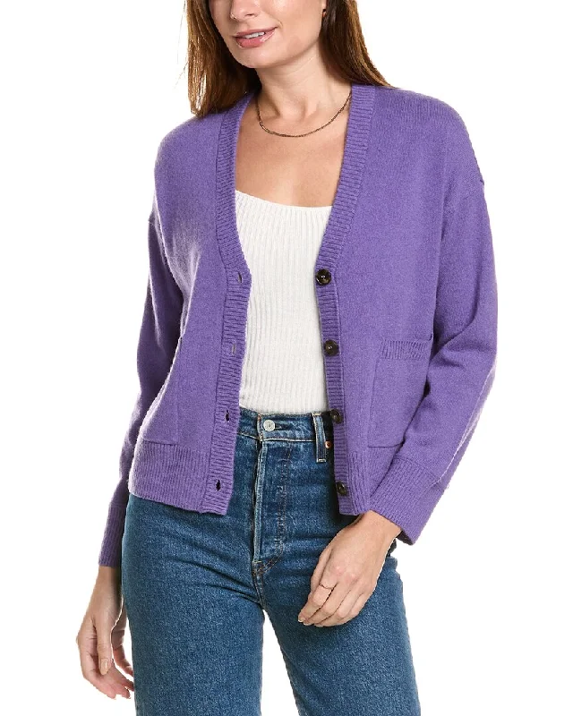 Design History V-Neck Cashmere Cardigan Minimalist sweaters