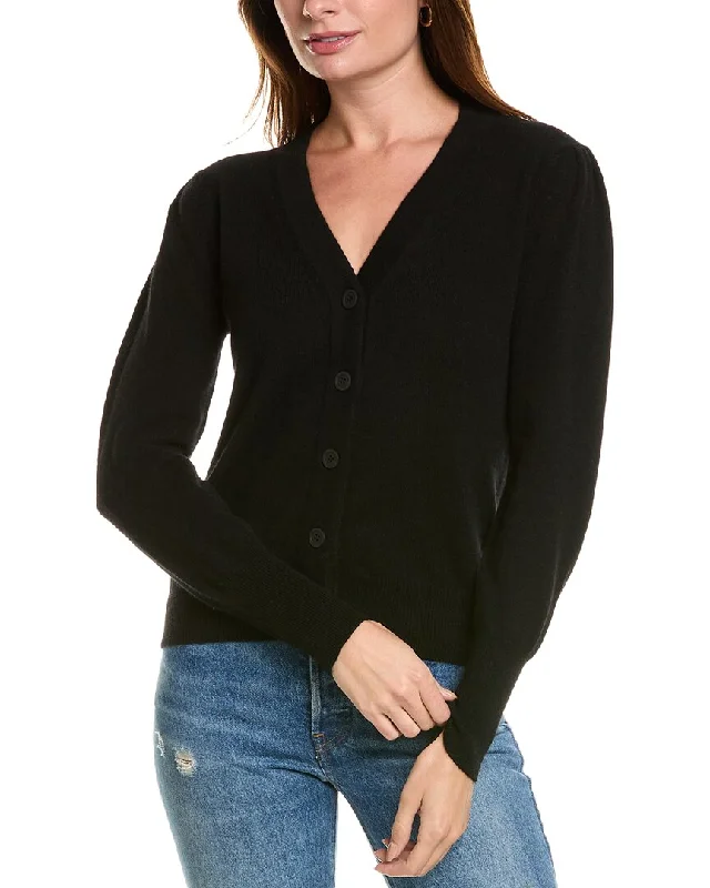 Forte Cashmere Buttoned Short Cashmere Cardigan Must-have sweaters for this season