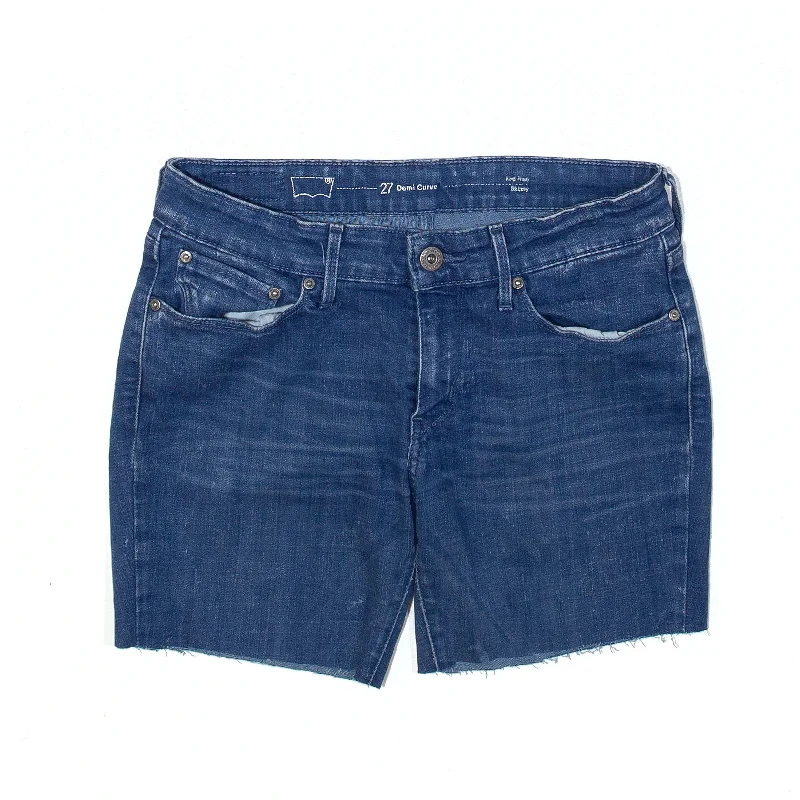 LEVI'S Cut Off Blue Regular Denim Shorts Womens S W27 Minimalist sweaters