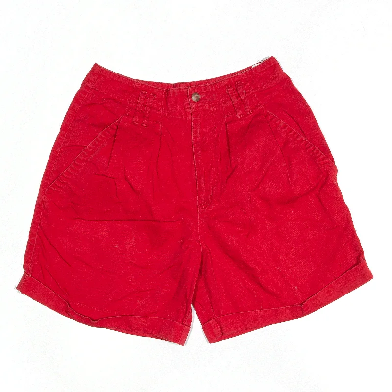 PALMETTOS Shorts Red 90s Regular Casual Womens XS W26 Anti-pilling sweaters