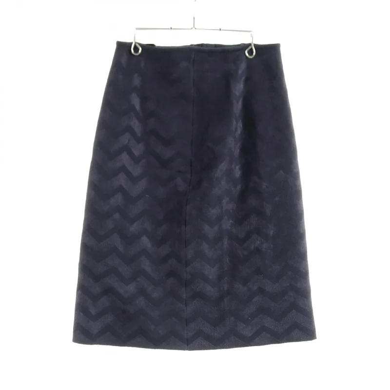 ALAIA Wool Skirt Navy Used Asymmetrical unclassified skirts