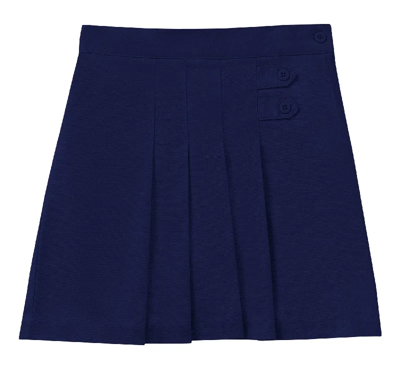 Navy Tab Skort Leather unclassified skirts