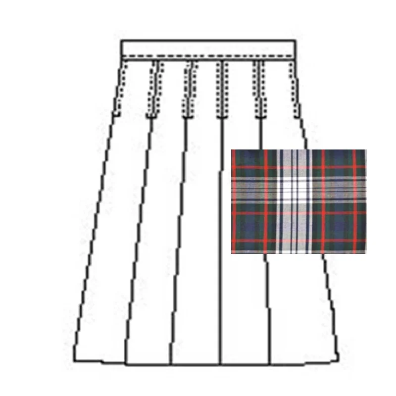 Plaid 49 Knife Pleat Skirt Polka dot unclassified skirts