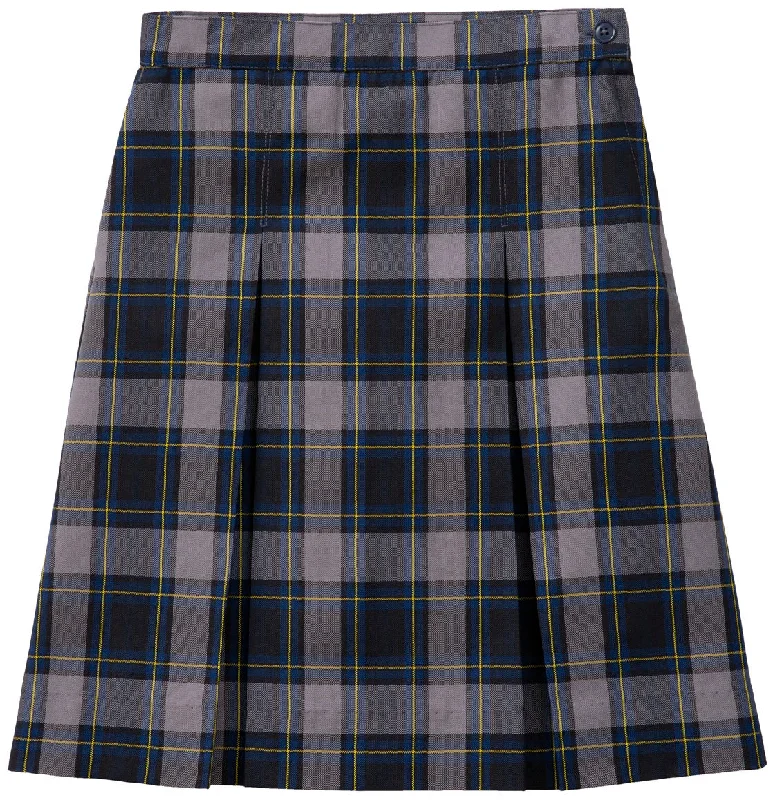 Plaid 87 Kick Pleat Skirt Button-front unclassified skirts