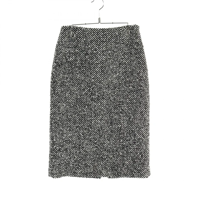 Prada Wool Skirt Black/White Minimalist unclassified skirts