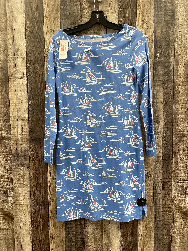 Blue Dress Casual Midi Vineyard Vines, Size Xxs Revolve midi dresses