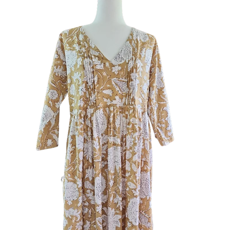 Golden Harvest Block Print Maxi Dress Best value maxi dresses