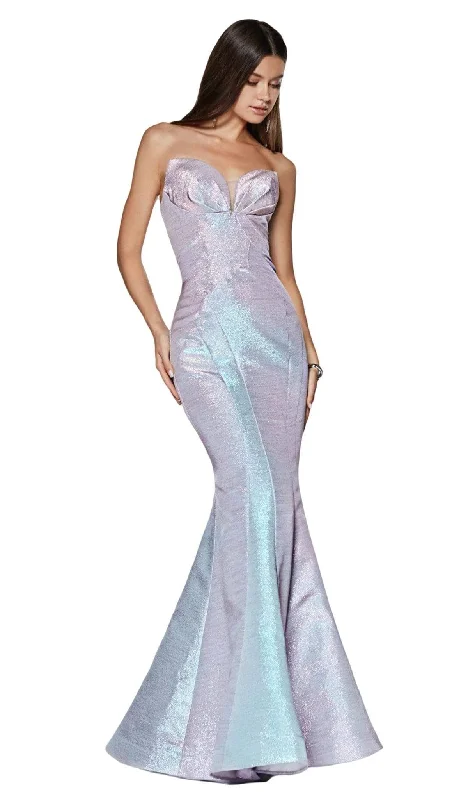 Cinderella Divine - CR824 Iridescent Mermaid Prom Dress Stretchy unclassified dresses