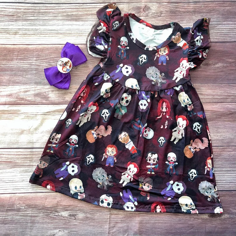 Scary Horror Movie Dress and Bow Beach unclassified dresses