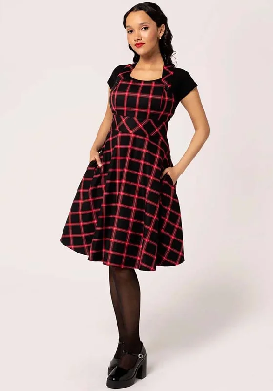 Janine [Black/Red] | PINAFORE DRESS Vacation unclassified dresses