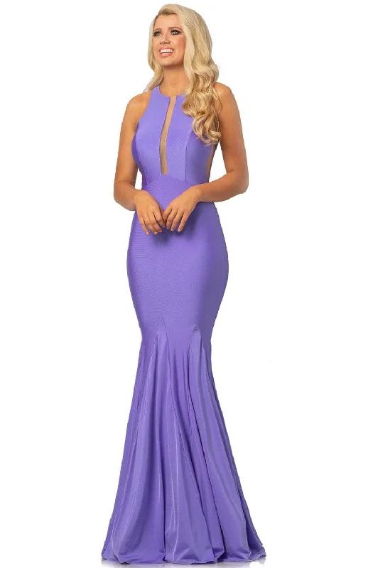 Johnathan Kayne - 2061SC Jewel Cutout Paneled Mermaid Dress Chic unclassified dresses