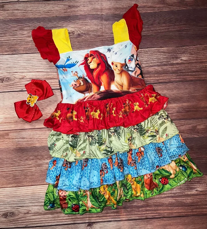 Lion King Dress and Bow Festival unclassified dresses