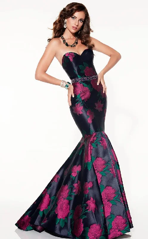 Panoply - 14841SC Sweetheart Rose Brocade Mermaid Gown Lace unclassified dresses