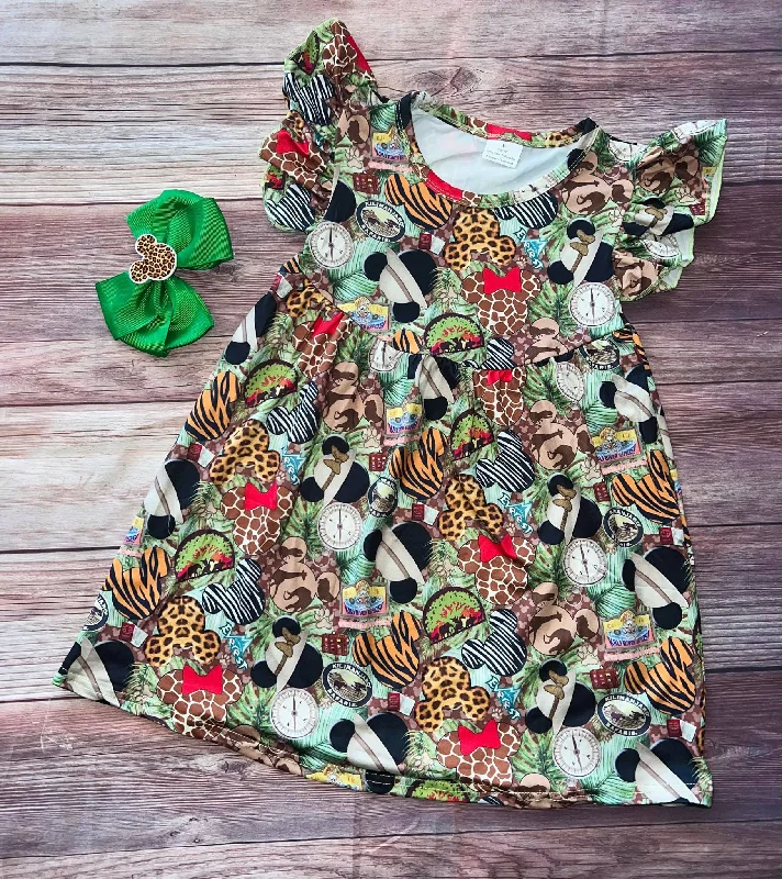 Safari Mouse Ears Dress and Bow Casual unclassified dresses