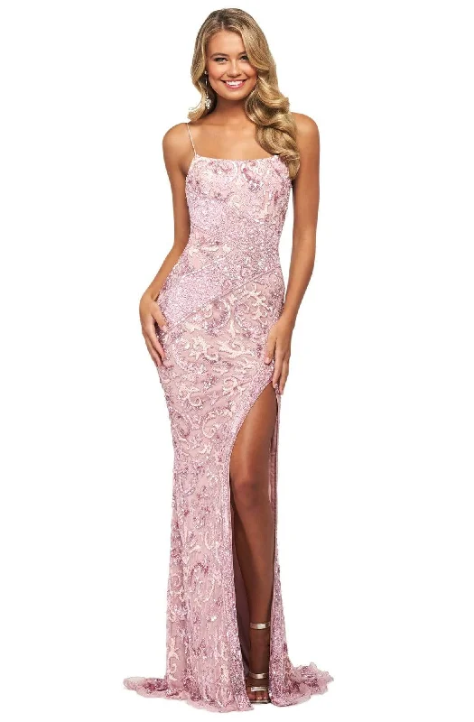 Sherri Hill 53828 - Beaded High Slit Evening Dress Best-selling unclassified dresses