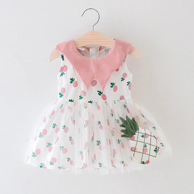 Summer New Girls' Dresses For Children Sleeveless Everyday wear unclassified dresses