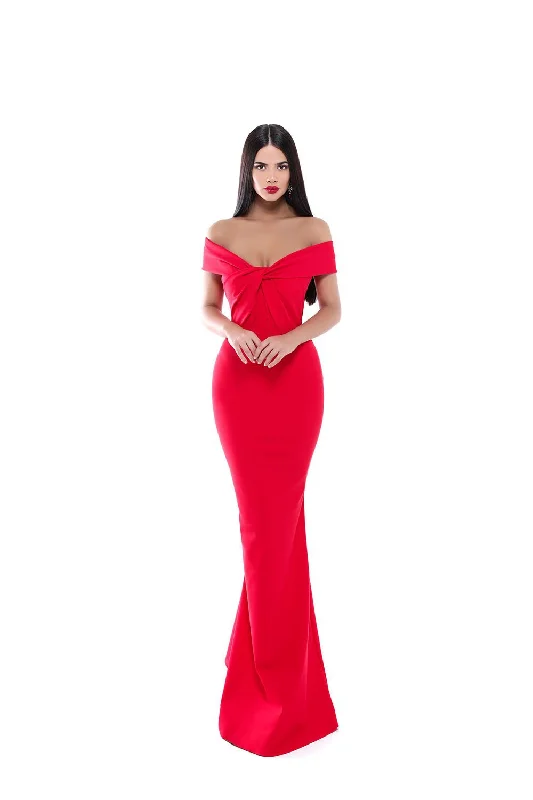 Tarik Ediz - Strapless Off Shoulder Mermaid Evening Gown 50524 Gothic unclassified dresses