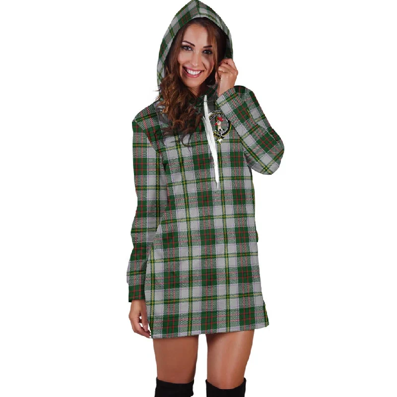 Taylor Dress Tartan Hoodie Dress with Family Crest Soft fabric unclassified dresses