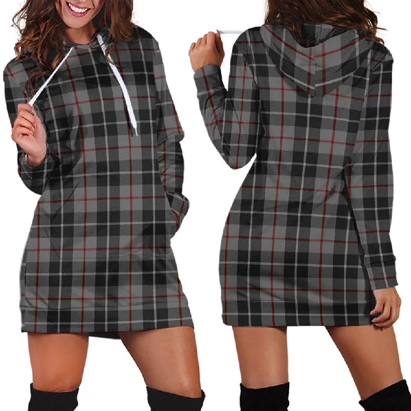 Thompson Grey Tartan Hoodie Dress Preppy unclassified dresses