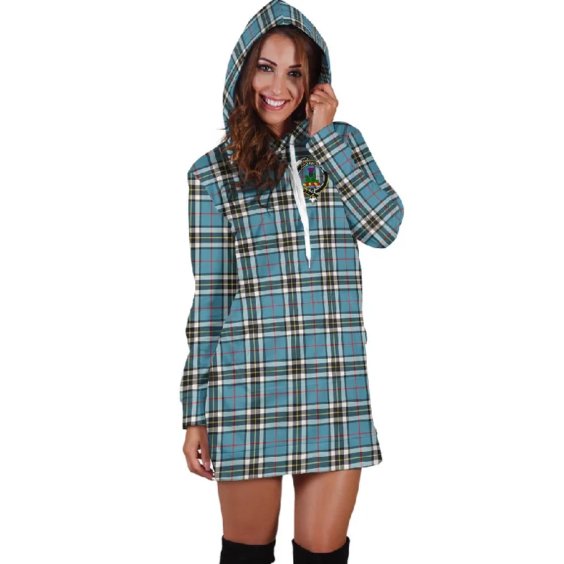 Thompson (Thomson) Tartan Hoodie Dress with Family Crest High-end unclassified dresses