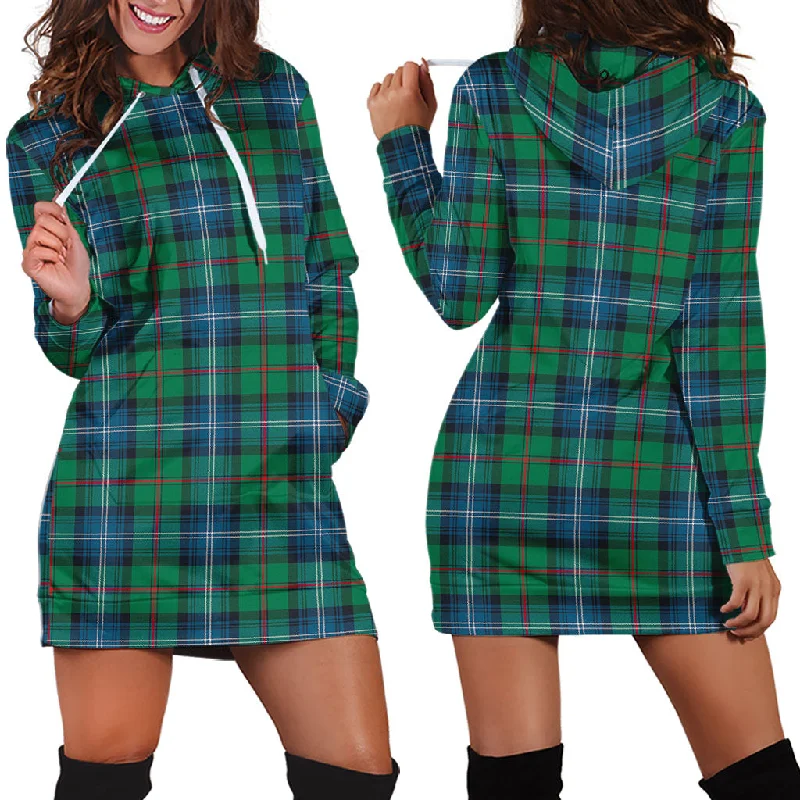 Urquhart Ancient Tartan Hoodie Dress Plus size unclassified dresses