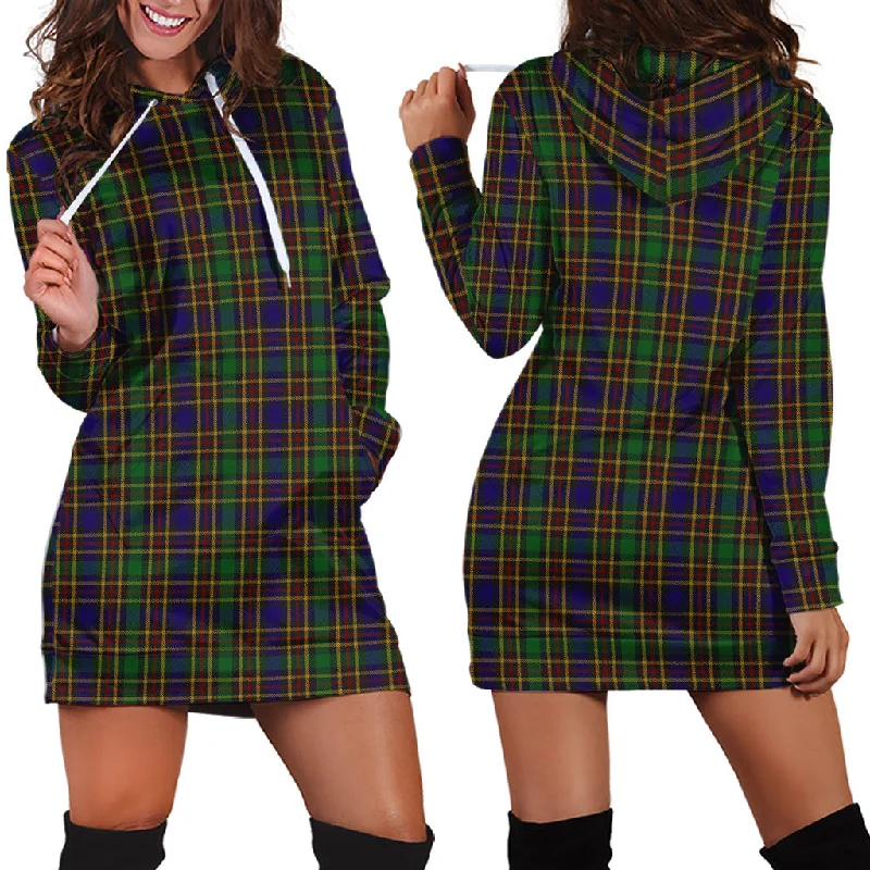 Vosko Tartan Hoodie Dress Festival unclassified dresses