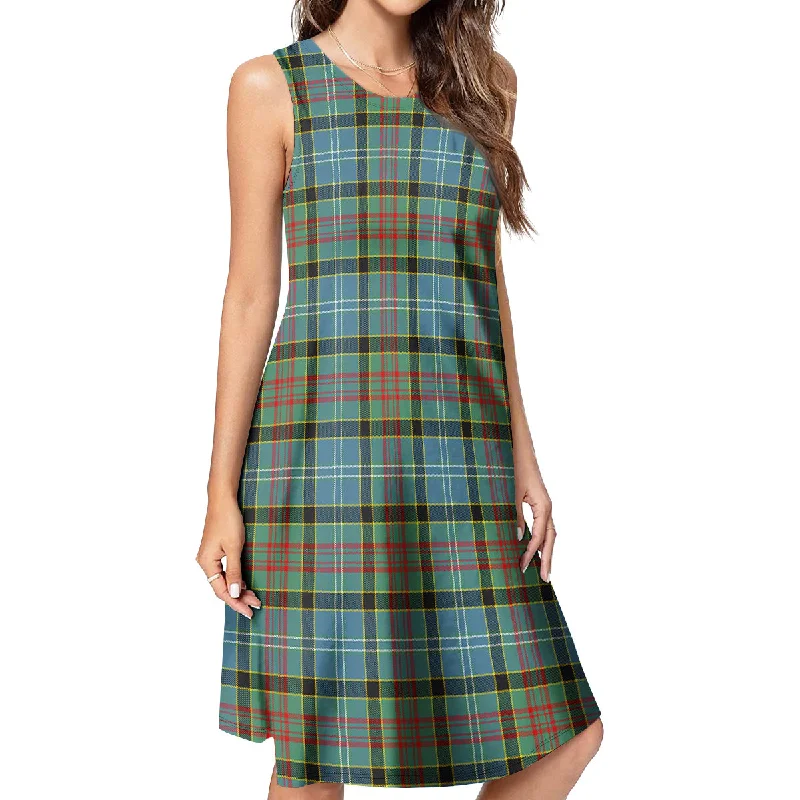 Walkinshaw Tartan Womens Casual Dresses Mesh unclassified dresses