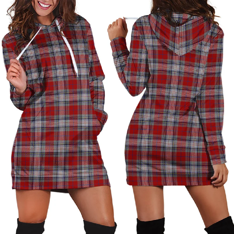 Warden Tartan Hoodie Dress Petite unclassified dresses