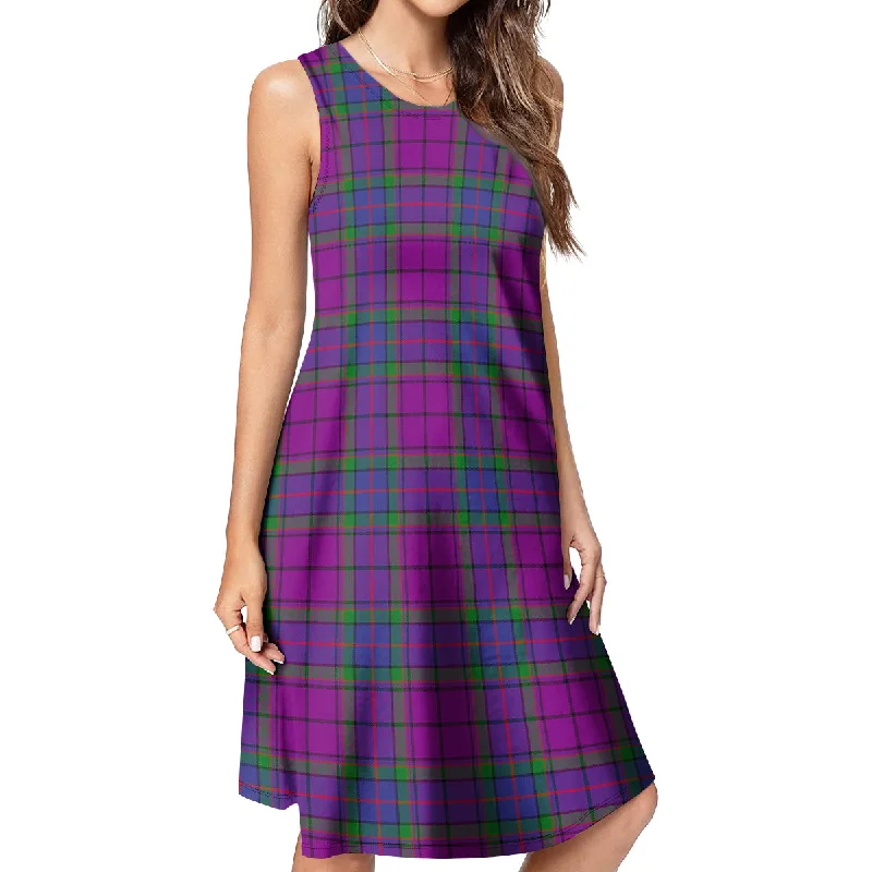 Wardlaw Modern Tartan Womens Casual Dresses Sequin unclassified dresses