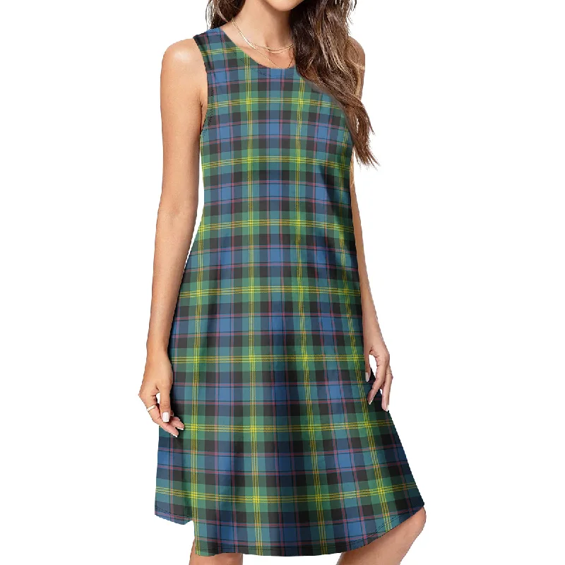 Watson Ancient Tartan Womens Casual Dresses Summer unclassified dresses