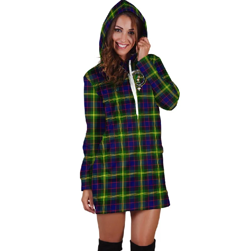 Watson Modern Tartan Hoodie Dress with Family Crest Graduation unclassified dresses