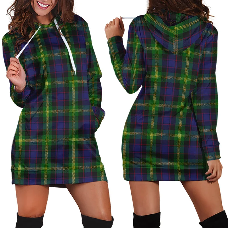 Watson Tartan Hoodie Dress Short unclassified dresses