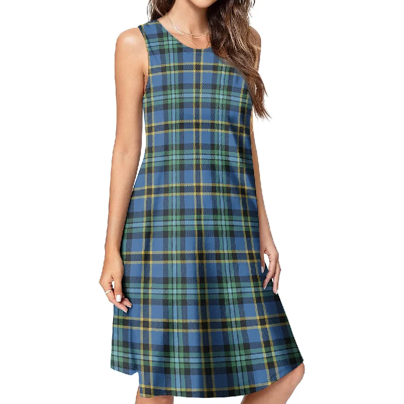 Weir Ancient Tartan Womens Casual Dresses Long unclassified dresses