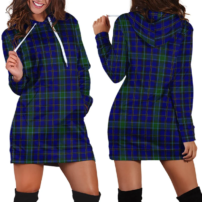 Weir Tartan Hoodie Dress Soft fabric unclassified dresses