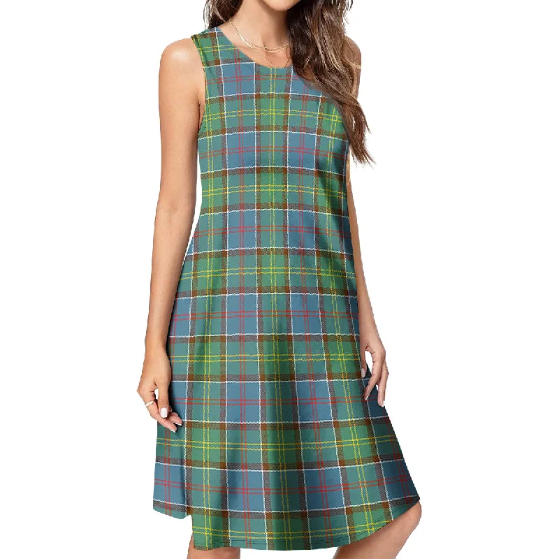 Whitelaw Tartan Womens Casual Dresses Vintage unclassified dresses