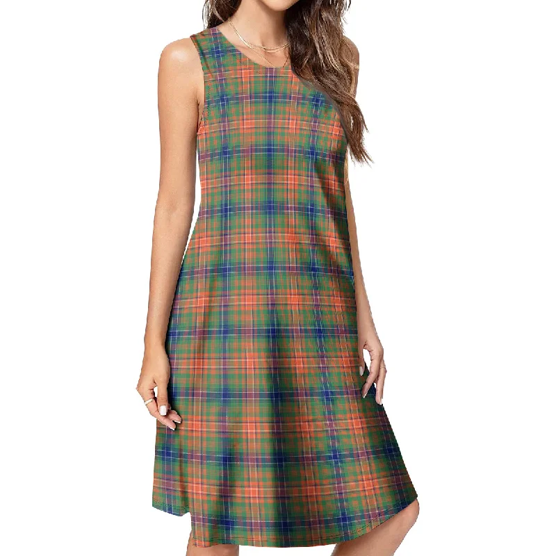 Wilson Ancient Tartan Womens Casual Dresses Bodycon unclassified dresses