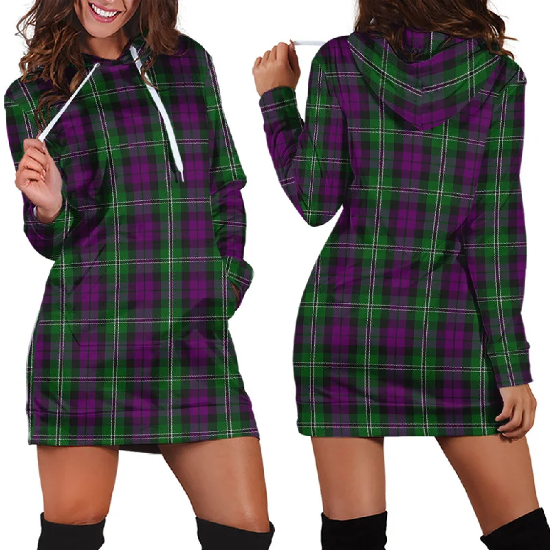 Wilson Tartan Hoodie Dress Printed unclassified dresses