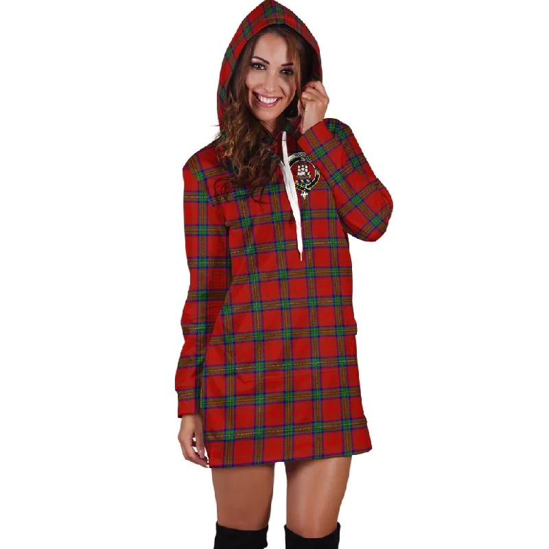 Wood Dress Tartan Hoodie Dress with Family Crest Luxury unclassified dresses