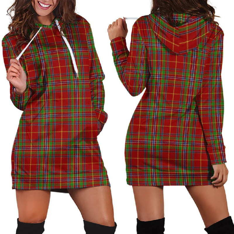 Wren Tartan Hoodie Dress Dark color unclassified dresses