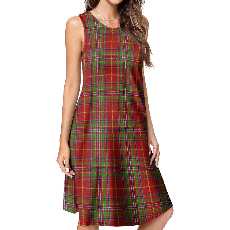 Wren Tartan Womens Casual Dresses Vacation unclassified dresses